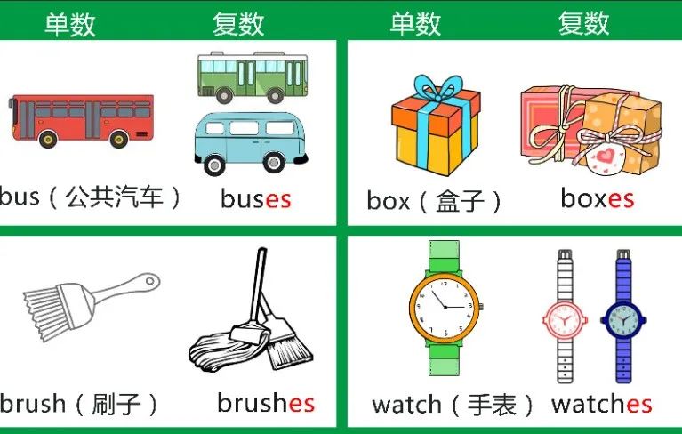 640 【基础篇】可数名词和不可数名词的区分和复数变化规则